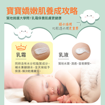 Derma Baby cream with pump 寶寶有機滋潤護膚霜(家庭號)  (250 ml)