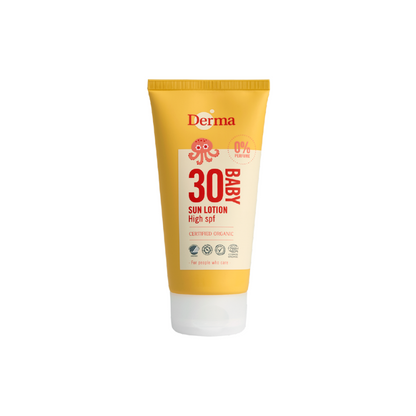 Derma Baby Sun Lotion SPF30 寶寶有機防水物理防曬霜(加大版)  (150 ml)